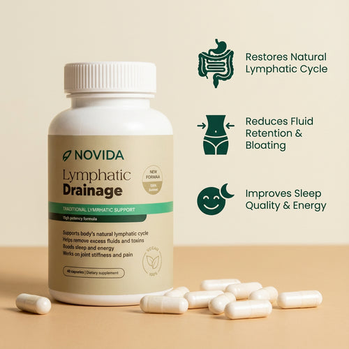 New Maximum Potency Formula - Lymphatic Drainage Capsules by Novida