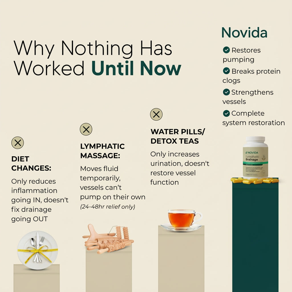 New Maximum Potency Formula - Lymphatic Drainage Capsules by Novida